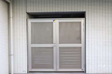 駐輪場の出入り口