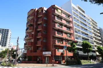 リレント大森の外観（南西側から）