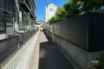 敷地の北側道路