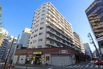 大森北一ハイツの外観(北西側から)