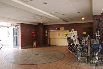 駐車場の出入り口