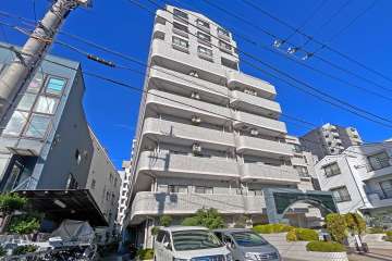 ライオンズマンション大森北の外観（南西側から）