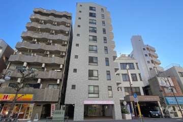 ライオンズマンション大森北の外観（北東側から）