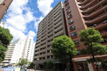 クレストラフィーネ大森駅前の外観（南西側から）