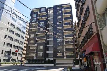 大森ナショナルコートの外観（北西側から）