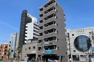 スモールシティハウス平和島の外観（南西側から）