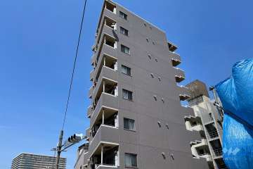 スモールシティハウス平和島の外観（南西側から）