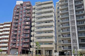 エンゼルハイム大森本町の外観（南西側から）