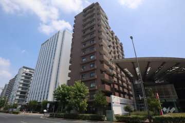 クリオ大森海岸壱番館の外観(南西側から)　　