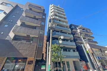 クレイシア池上の外観（南東側から）