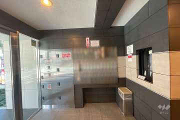 共用ポストと宅配ボックス