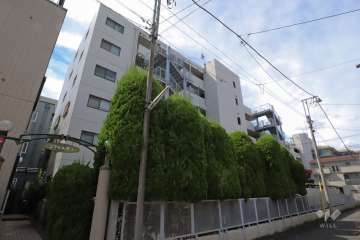 池上セントラルマンションの外観(南東側から)