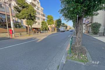 敷地北側前面道路（東側から）