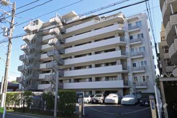 東急ドエルアルス池上プログレージの外観（北西側から）