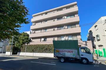 コスモ池上エクセラの外観（南東側から）