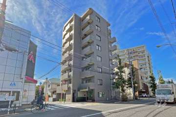 ルーブル池上参番館の外観（北側から）