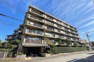 池上パークホームズの外観（南西側から）
