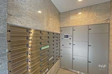 共用ポストと宅配ボックス　