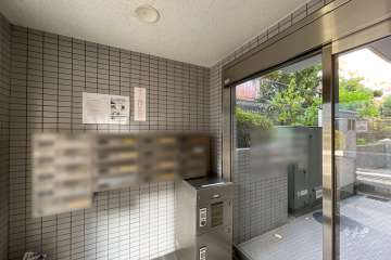 共用ポストと宅配ボックス　