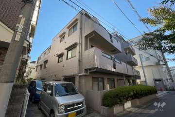 コスモ仲池上の外観（北側から）