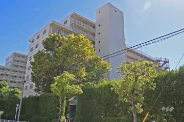 池上パークファミリア2号棟の外観（北東側から）