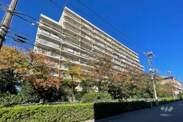 池上パークファミリア1号棟の外観（南側から）
