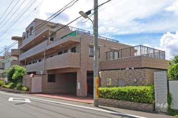 レクセルマンション西馬込の外観（北東側から）