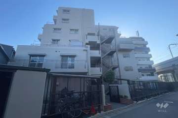 仲六郷ダイヤモンドマンションの外観（北東側から）