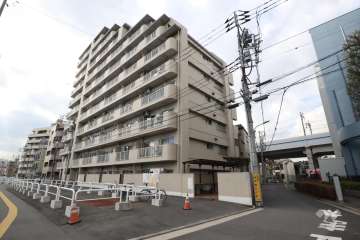 ニックハイム京浜蒲田第の外観（北東側から）