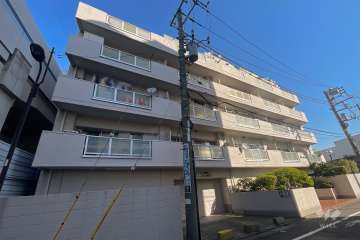 コートピア雑色の外観（南西側から）