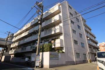 コートピア雑色の外観(南東側から)