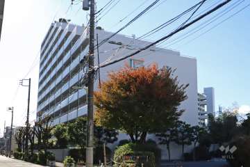 パークハイツ多摩川の外観（北東側から）