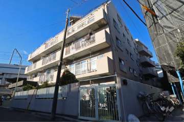 エンゼルハイム仲六郷第２の外観（南東側から）