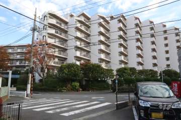 ルネ蒲田ガーデンステイツの外観(西側から)　　