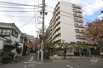 外ルネ蒲田ガーデンステイツの外観(東側から)　　