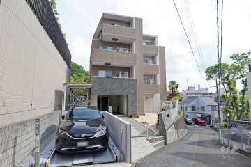 ランドステージ田園調布フォレストヒルズの外観（北西側から）