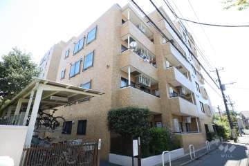 ライオンズマンション田園調布第２の外観(北西側から)