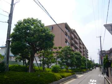 パークハイム夙川泉町の外観（北西側から）