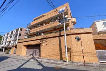 ラスペース東雪谷の外観（南東側から）