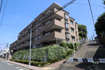 パークハイム東雪谷の外観（南東側から）