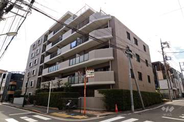 クレストコート馬込の外観(北東側から)