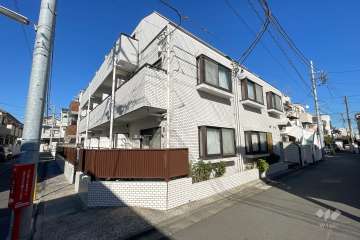 ルーブル多摩川の外観（南西側から）