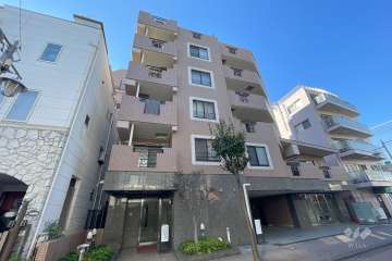 ガーデンホーム多摩川3の外観（東側から）