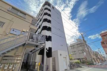 ベルシード蒲田の外観（北東側から）