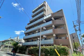 ブライズ多摩川TREの外観（北西側から）