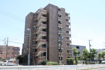 サンテミリオン田園調布南の外観（西側から）