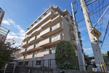 グランフェルティ夙川の外観（南東側から）