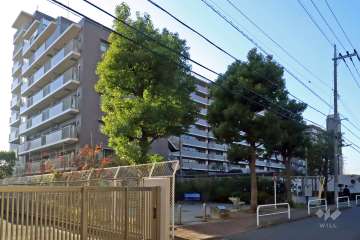 フェアコート多摩川の外観(北東側から)