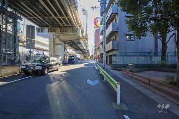 敷地東側の前面道路　