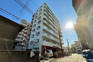 東糀谷ダイヤモンドマンションの外観（北西側から）